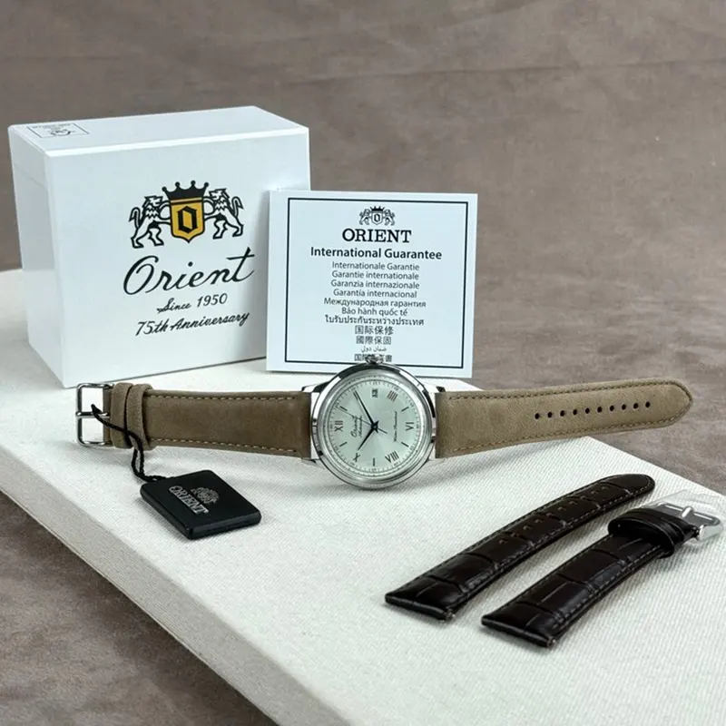 Orient Bambino V2 75th Anniversary Limited Edition Men's Watch- RA-AC0027S